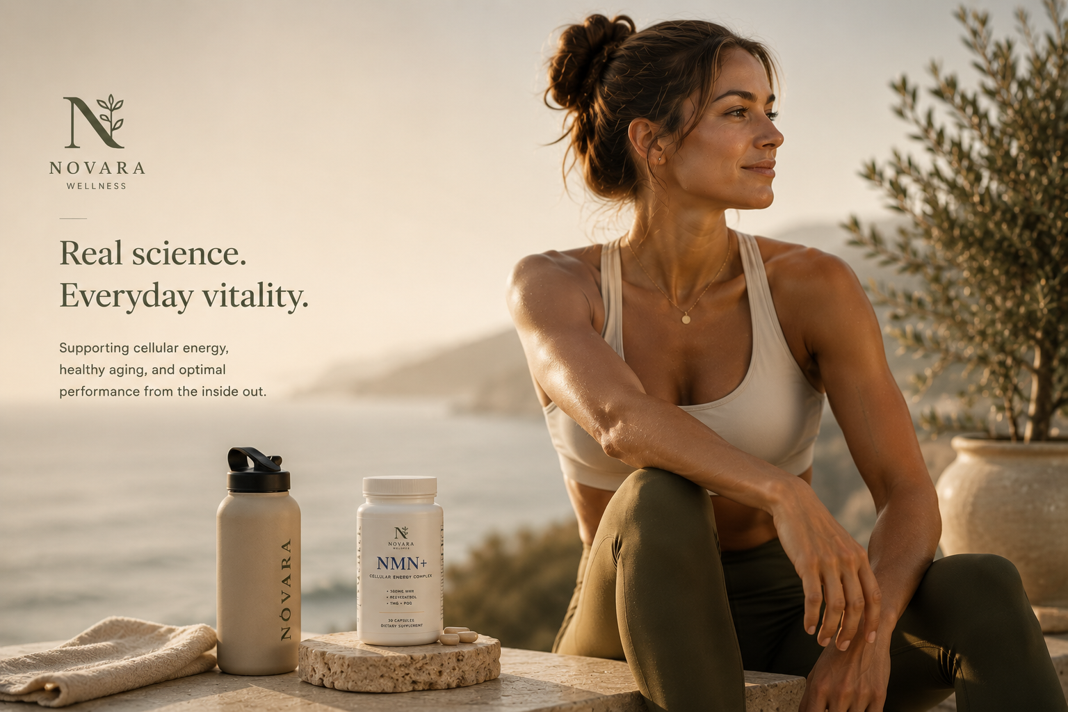 Real science. Everyday vitality — Novara NMN+